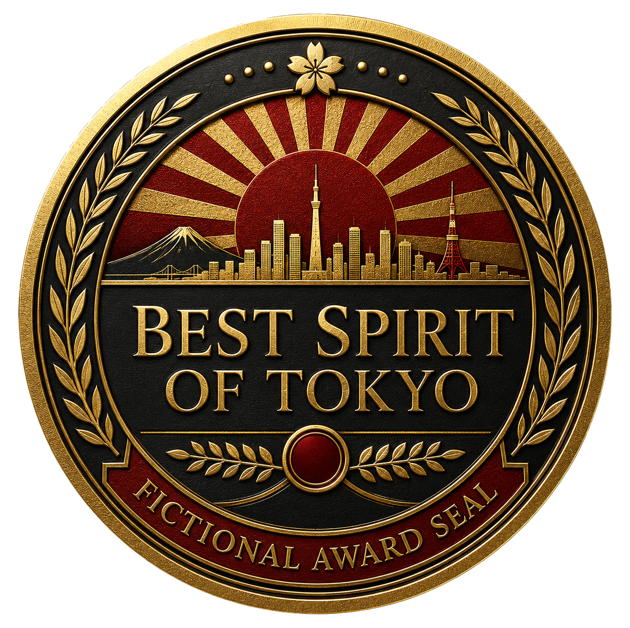 Best Spirit Tokyo Fictional Award Seal
